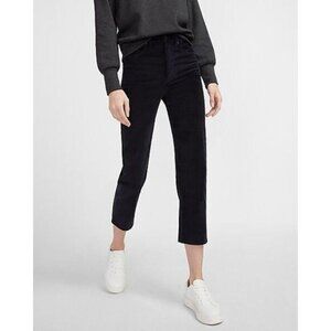 High Waisted Velvet‎ Straight Pant Size 2 by EXPRESS NWOT